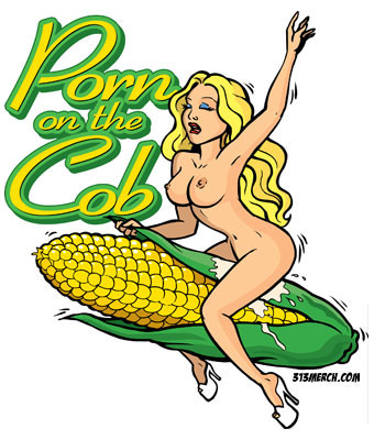 PORN ON THE COB T-SHIRT | Funny Corn T-Shirt