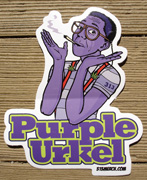 Purple Urkle Stickers